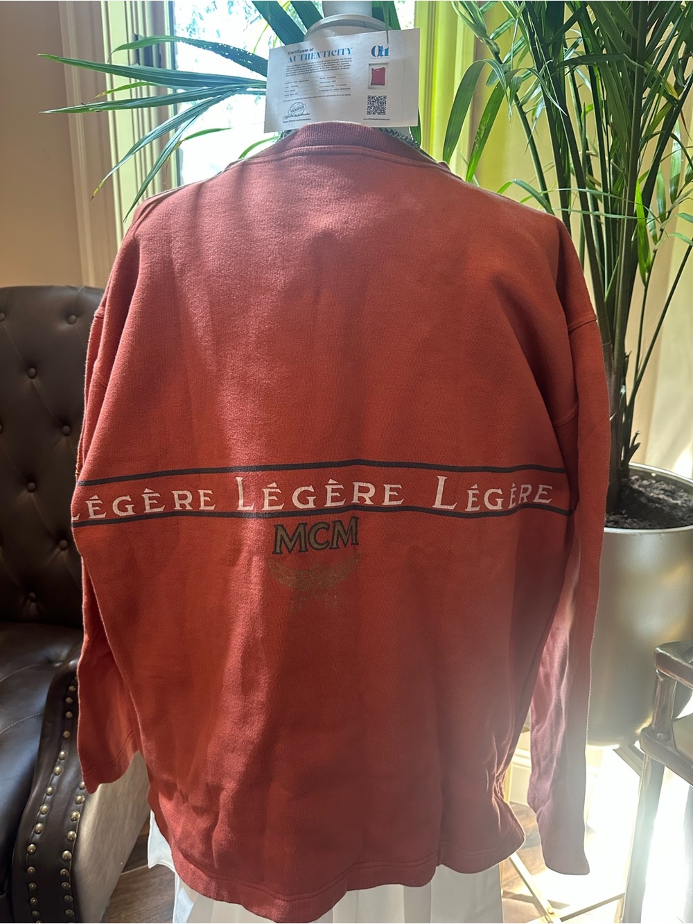 RARE Vintage 90’s MCM LEGERE Modern Creation Munchen crew sweatshirt sweater